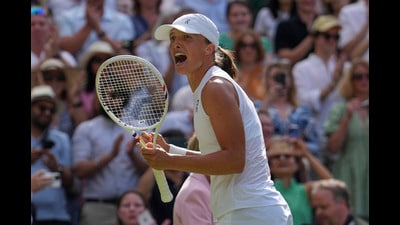 The Wimbledon win secures her status as the best player in the sport since Serena Williams won 23 Grand Slam titles (AP) The Wimbledon win secures her status as the best player in the sport since Serena Williams won 23 Grand Slam titles (AP)