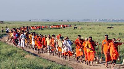 The annual Kanwar Yatra began on July 13. (ANI)