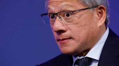 Jensen Huang, CEO of Nvidia has been told to not meet companies working with the Chinese military. (AFP) Jensen Huang, CEO of Nvidia has been told to not meet companies working with the Chinese military. (AFP)