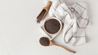 Chia seeds help with bowel movements. (Shutterstock) Chia seeds help with bowel movements. (Shutterstock)