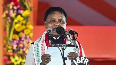 The chief minister, who was on a three-day tour of the national capital, reached Bhubaneswar on Monday and directly rushed to AIIMS Bhubaneswar (PTI) The chief minister, who was on a three-day tour of the national capital, reached Bhubaneswar on Monday and directly rushed to AIIMS Bhubaneswar (PTI)