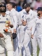 India's Ravindra Jadeja, unbeaten on 61, reacts as he walks off after the 22-run defeat to England in the third Test at Lord's on Monday. (PTI) India's Ravindra Jadeja, unbeaten on 61, reacts as he walks off after the 22-run defeat to England in the third Test at Lord's on Monday. (PTI)