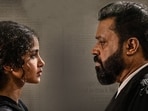 Anupama Parameswaran and Suresh Gopi in a still from JSK - Janaki vs State of Kerala.