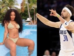 Megan Thee Stallion sparked dating rumors with Dallas Mavericks star Klay Thompson(Instagram and AFP)