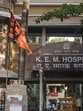 Mumbai, India - April 17, 2020: People passby KEM Hospital, Parel in Mumbai, India, on Friday, April 17, 2020. (Photo by Pratik Chorge/Hindustan Times) (Pratik Chorge/HT Photo) Mumbai, India - April 17, 2020: People passby KEM Hospital, Parel in Mumbai, India, on Friday, April 17, 2020. (Photo by Pratik Chorge/Hindustan Times) (Pratik Chorge/HT Photo)