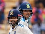 Indian cricketers Shubman Gill and Rishabh Pant Indian cricketers Shubman Gill and Rishabh Pant