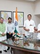 The AAP delegation submitted a memorandum to the Chandigarh administrator. (HT)