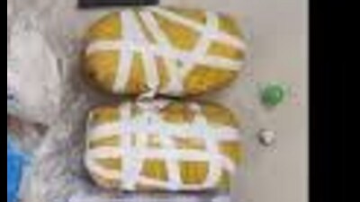 According to BSF officials, the drug was wrapped in a yellow adhesive tape with a wooden hook attached to the packet. (Picture only for representational purpose)