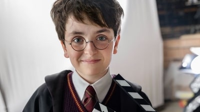 Dominic McLaughlin as Harry Potter in the first look from the new series. Dominic McLaughlin as Harry Potter in the first look from the new series.