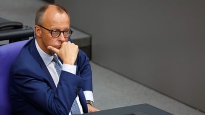 Chancellor Friedrich Merz said that Germany was still working with its allies to "clarify the details" of the plan. (AFP)