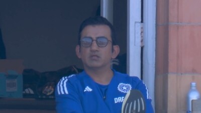 Gautam Gambhir could not hold back his emotions after Washington Sundar provided the much-needed breakthrough Gautam Gambhir could not hold back his emotions after Washington Sundar provided the much-needed breakthrough
