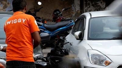 The incident, which was caught on camera, has sparked fresh concerns over the safety of gig workers on city roads. (Representational Image) (Reuters)
