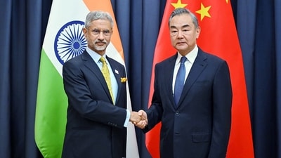 During his opening remarks the meeting with his Chinese counterpart Wang Yi, S Jaishankar stressed upon the importance of restoring people-to-people exchanges between the two countries. (File/X/S Jaishankar) During his opening remarks the meeting with his Chinese counterpart Wang Yi, S Jaishankar stressed upon the importance of restoring people-to-people exchanges between the two countries. (File/X/S Jaishankar)