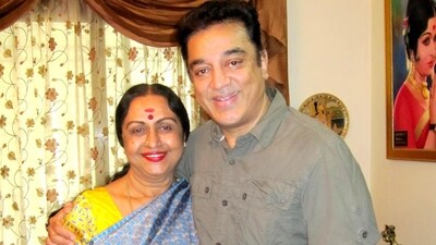 Saroja Devi was like another mother, says Kamal Haasan mourning her death. Saroja Devi was like another mother, says Kamal Haasan mourning her death.