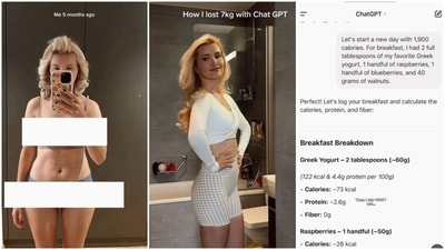 Cristina Gheiceanu shared details of her weight loss journey using ChatGPT on Instagram. (Instagram/ Cristina Gheiceanu) Cristina Gheiceanu shared details of her weight loss journey using ChatGPT on Instagram. (Instagram/ Cristina Gheiceanu)