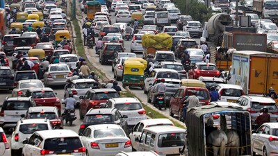 Bengaluru’s blocked roads and jammed lanes led a Reddit user to vent his frustration. (PTI) Bengaluru’s blocked roads and jammed lanes led a Reddit user to vent his frustration. (PTI)
