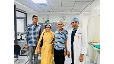 Heart Valve Replaced Without Surgery Through Arm Artery – First Ever Percutaneous Trans-Axillary TAVI in India Heart Valve Replaced Without Surgery Through Arm Artery – First Ever Percutaneous Trans-Axillary TAVI in India