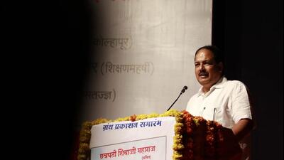 Pune,India - June 21.2017:Picture By Pravin Gaikwad in Book Launch in Balgandharva Auditorium in Pune, India, on Wednesday, June 21.2017. (Pic By Rahul Raut ) Pune,India - June 21.2017:Picture By Pravin Gaikwad in Book Launch in Balgandharva Auditorium in Pune, India, on Wednesday, June 21.2017. (Pic By Rahul Raut )