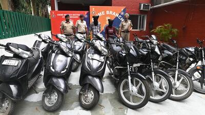 The recoveries were made through a special drive by crime branch of the Chandigarh Police. (HT) The recoveries were made through a special drive by crime branch of the Chandigarh Police. (HT)
