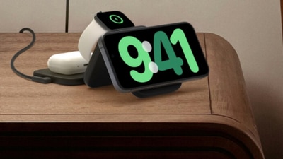 Three devices, one pad - Belkin BoostCharge Pro keeps your iPhone, Apple Watch, and AirPods powered up at home or away (Belkin) Three devices, one pad - Belkin BoostCharge Pro keeps your iPhone, Apple Watch, and AirPods powered up at home or away (Belkin)