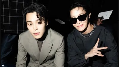 BTS' Jimin and J-hope BTS' Jimin and J-hope