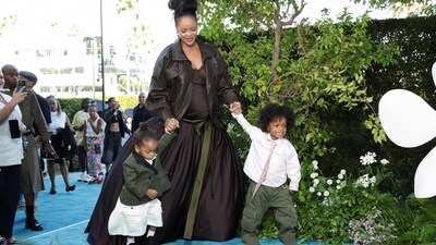 Rihanna, in addition to voicing Smurfette, produced the film and wrote and recorded an original song for the Smurfs.&nbsp; (REUTERS)