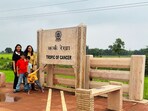 The author and family at The Tropic of Cancer