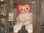 The Annabelle doll is currently on the “Devil’s On The Run Tour." The Annabelle doll is currently on the “Devil’s On The Run Tour."