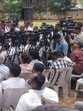 On Monday, several progressive organisations, including Sambhaji Brigade, Maratha Seva Sangh, Maratha Mahasangh, Maratha Kranti Morcha, Shivsangram, as well as political parties like NCP (Sharad Pawar faction), Congress (UBT), and others gathered at Vyayam Shala in Shivajinagar Gaothan, Pune, to condemn the incident and discuss their next steps. (HT)