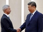 External Affairs Minister S Jaishankar during a meeting with the Chinese President Xi Jinping, in Beijing, China. External Affairs Minister S Jaishankar during a meeting with the Chinese President Xi Jinping, in Beijing, China.