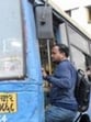 Pune, India - February 5, 2019: HT Reporter Srinivas Deshpande boards a PMPML bus from Pune Station bus depot to Dhanakwadi in Pune, India, on Tuesday, February 5, 2019. (Photo by Sanket Wankhade/HT PHOTO)