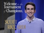 Scott Riccardi, Jeopardy!’s reigning champ(X/@Jeopardy)