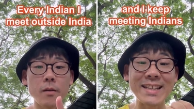 A Japanese vlogger who shared a video about NRIs across the world. (Instagram/maharaja_otaku_tokyo) A Japanese vlogger who shared a video about NRIs across the world. (Instagram/maharaja_otaku_tokyo)