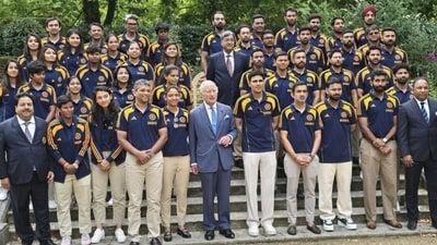 Shubman Gill also said that it was “very kind and generous” of King Charles to call and meet them. (X/ANI) Shubman Gill also said that it was “very kind and generous” of King Charles to call and meet them. (X/ANI)