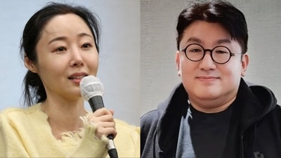 ADOR's Min Hee-jin and HYBE locked horns last year. ADOR's Min Hee-jin and HYBE locked horns last year.