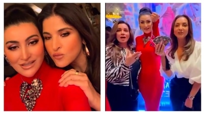 Shalini Passi posted about reuniting with Fabulous Lives Vs Bollywood Wives star cast. Shalini Passi posted about reuniting with Fabulous Lives Vs Bollywood Wives star cast.