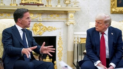 America’s president praised European countries for spending more on defence. But there was, as always, a Trumpian twist. (REUTERS)