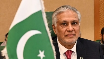 Pakistan's foreign minister Ishaq Dar has stressed 'brotherly' relations with China. (AFP File)