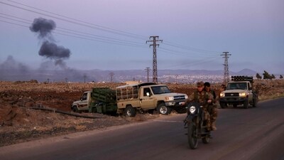Israel has periodically bombed its neighbor’s military infrastructure since the December ouster of President Bashar Al-Assad. (AFP) Israel has periodically bombed its neighbor’s military infrastructure since the December ouster of President Bashar Al-Assad. (AFP)