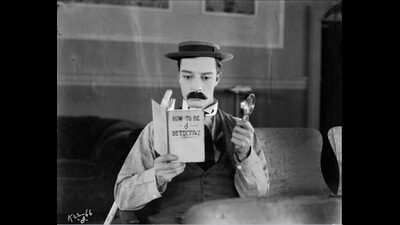 Self referential comedy when it’s done right: Buster Keaton’s Sherlock Jr (1924) (Courtesy iMDB) Self referential comedy when it’s done right: Buster Keaton’s Sherlock Jr (1924) (Courtesy iMDB)