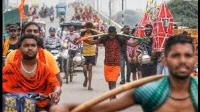 The decision comes as the Kanwar Yatra reaches its peak, with Sawan’s Shivratri on July 23 expected to draw massive crowds. (Sourced) The decision comes as the Kanwar Yatra reaches its peak, with Sawan’s Shivratri on July 23 expected to draw massive crowds. (Sourced)