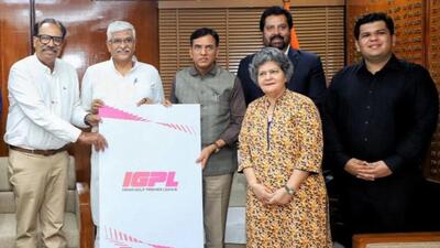 The launch of the Indian Golf Premier League. (IGPL) The launch of the Indian Golf Premier League. (IGPL)