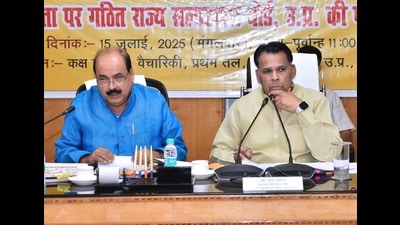 UP minister of state (independent charge) for empowerment of persons with disabilities and backward classes welfare, Narendra Kashyap at the Uttar Pradesh State Advisory Board meeting in Lucknow on Tuesday (Sourced) UP minister of state (independent charge) for empowerment of persons with disabilities and backward classes welfare, Narendra Kashyap at the Uttar Pradesh State Advisory Board meeting in Lucknow on Tuesday (Sourced)