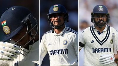 From left: Yashasvi Jaiswa, Shubman Gill, Karun Nair were dismissed cheaply (AFP Images) From left: Yashasvi Jaiswa, Shubman Gill, Karun Nair were dismissed cheaply (AFP Images)