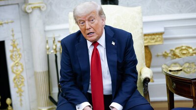 President Trump said at a White House meeting Monday that he would be fine with not striking any trade deals at all. President Trump said at a White House meeting Monday that he would be fine with not striking any trade deals at all.