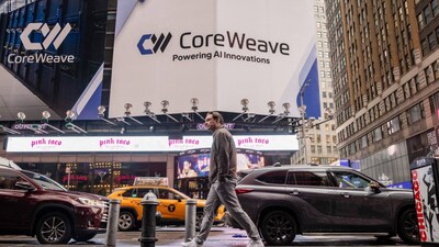 CoreWeave is an AI cloud-computing company that went public earlier this year. CoreWeave is an AI cloud-computing company that went public earlier this year.