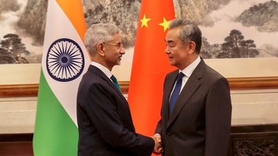 External affairs minister S Jaishankar met his Chinese counterpart Wang Yi on Monday (@DrSJaishankar on X) External affairs minister S Jaishankar met his Chinese counterpart Wang Yi on Monday (@DrSJaishankar on X)