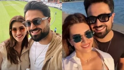 Kriti Sanon and rumoured boyfriend Kabir Bahia are currently in London.