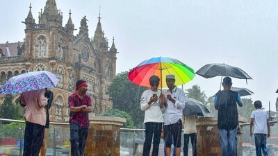 For Mumbai city and suburban region, Raigad, Thane and Ratnagiri, a red alert has been issued for Tuesday. (PTI) For Mumbai city and suburban region, Raigad, Thane and Ratnagiri, a red alert has been issued for Tuesday. (PTI)