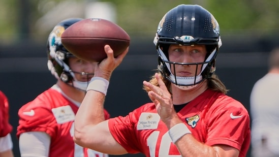 Trevor Lawrence was the first overall pick by the Jacksonville Jaguars during the 2021 NFL Draft. (AP)